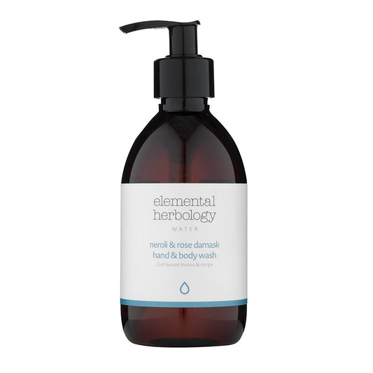  hand & body wash, fortified with Neroli, Evening Primrose and Rose Oil, effectively cleanses and purifies parched skin.