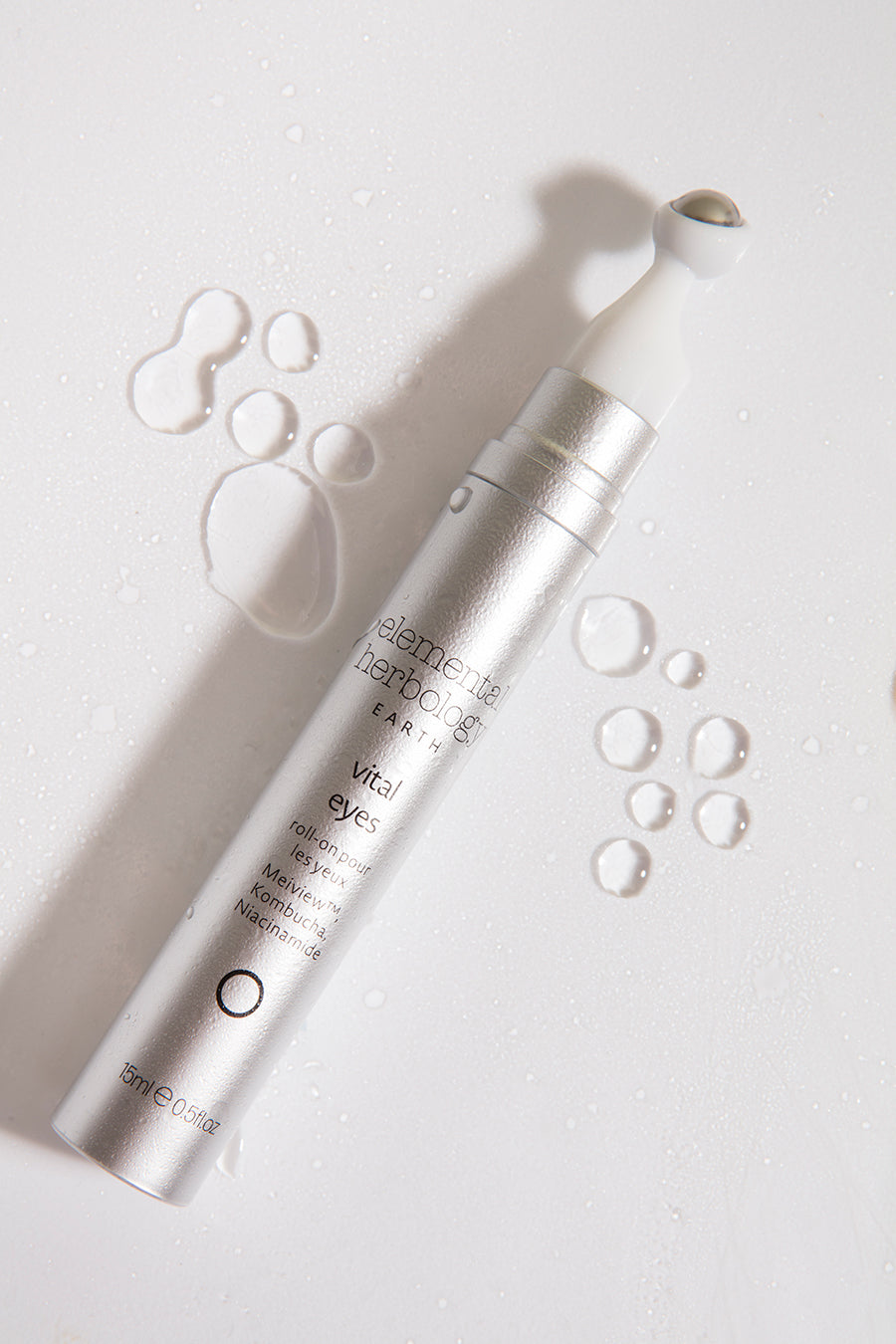 Energizing eye roller serum will help revive tired eyes, stimulating lightening of darkness and reducing puffiness